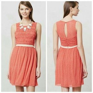 anthropologie Swiss dots dress
